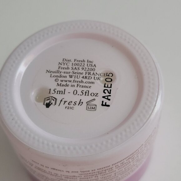 Fresh Rose Deep Hydration Face Cream .5 oz / 15 ml Lot of 3 Travel Size NEW - Picture 5 of 5